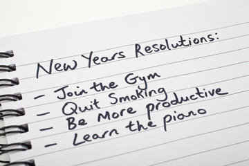 New Year's Resolutions