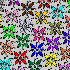 Flower color background