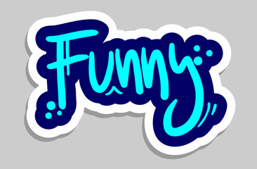 Funny sticker