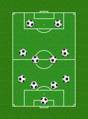 4-4-2 Soccer Formation