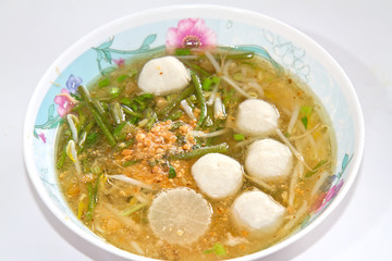 soup with meatballs