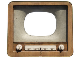radio out dated on white