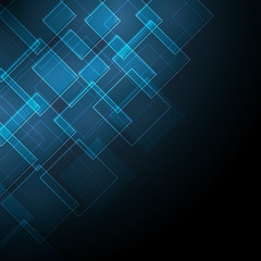 abstract blue background with rhombus