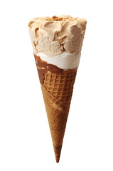Ice-cream cone isolated on white background