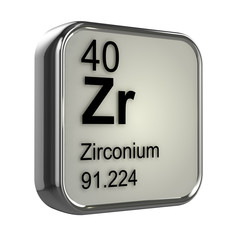 3d Periodic Table - 40 Zirconium