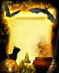 Magical Parchment Halloween