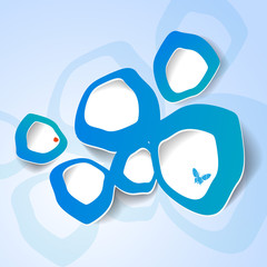 abstract bubble web design