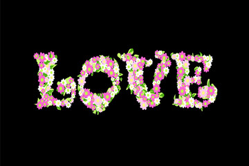 Colorful Love flower