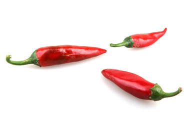 Red chilli peppers.