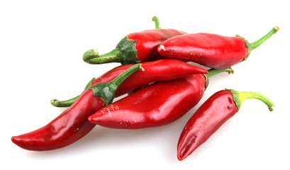 Red chilli peppers.