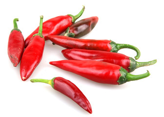 Red chilli peppers.