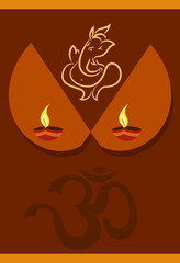 Ganesha Diwali Design