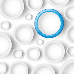 Abstract background with circles. Vector illustration. 