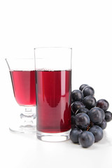 isolated grape juice