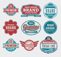 Vintage Styled Premium Quality labels