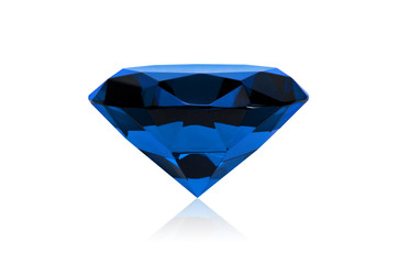 Fototapeta na wymiar Blue diamond