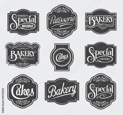 Download "Vintage sign and label" Stock image and royalty-free vector files on Fotolia.com - Pic 45725655