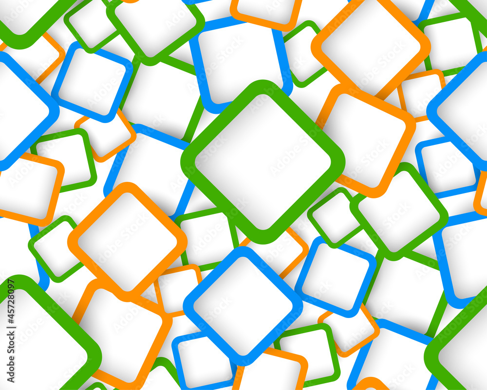 Fototapete Seamless pattern with squares