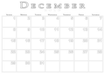 Calendar for 12/2013