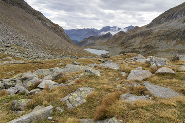 Bergpanorama in den norditalienischen Alpen, Südtirol