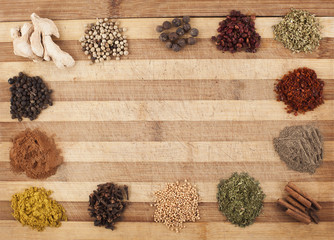 mix spices frame