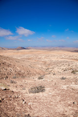 Northern Fuerteventura, view north from Montana Roja (Red mounta