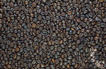 Phone icon on coffee texture and background