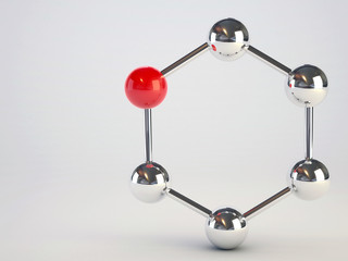 medical molecule background
