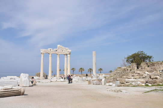 Apollon-Tempel bei Side, Türkei