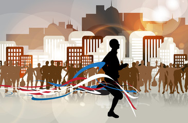 Marathon illustration