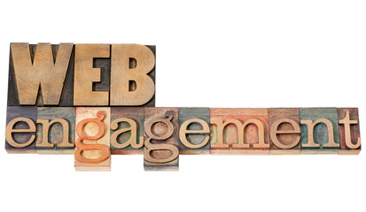 web engagement in wood type