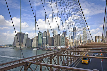 Manhattan vue du pont de Brooklyn