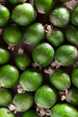 Feijoa (Pineapple Guava) background.