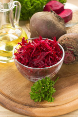Raw grated beet