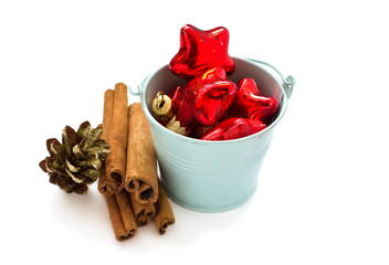 Decorative christmas composition