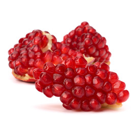 Ripe pomegranate piece