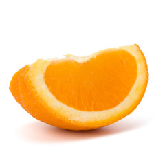 Sliced orange fruit segment