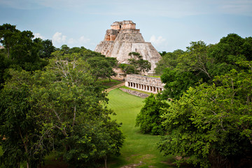 Mayan pyramid, Palenque, Mexico