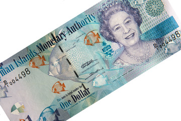 Banknote der Cayman-Inseln - Ein Dollar