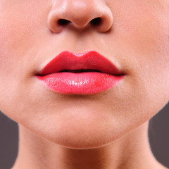 Naklejka premium beauty woman lips