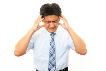 苦悩するビジネスマン