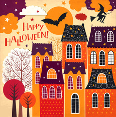 Halloween holiday card