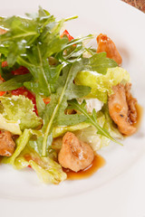 salad with mussels
