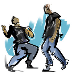 Obraz premium Break dance03