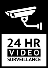 label CCTV symbol