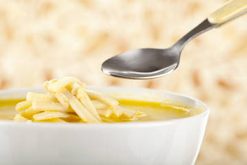 healthy chicken noodle soup