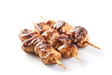 marinated chicken skewer