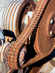 Rusty chain transmission