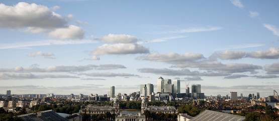 London Skyline, Canary Wharf