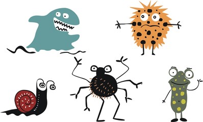 Collection of funny characters